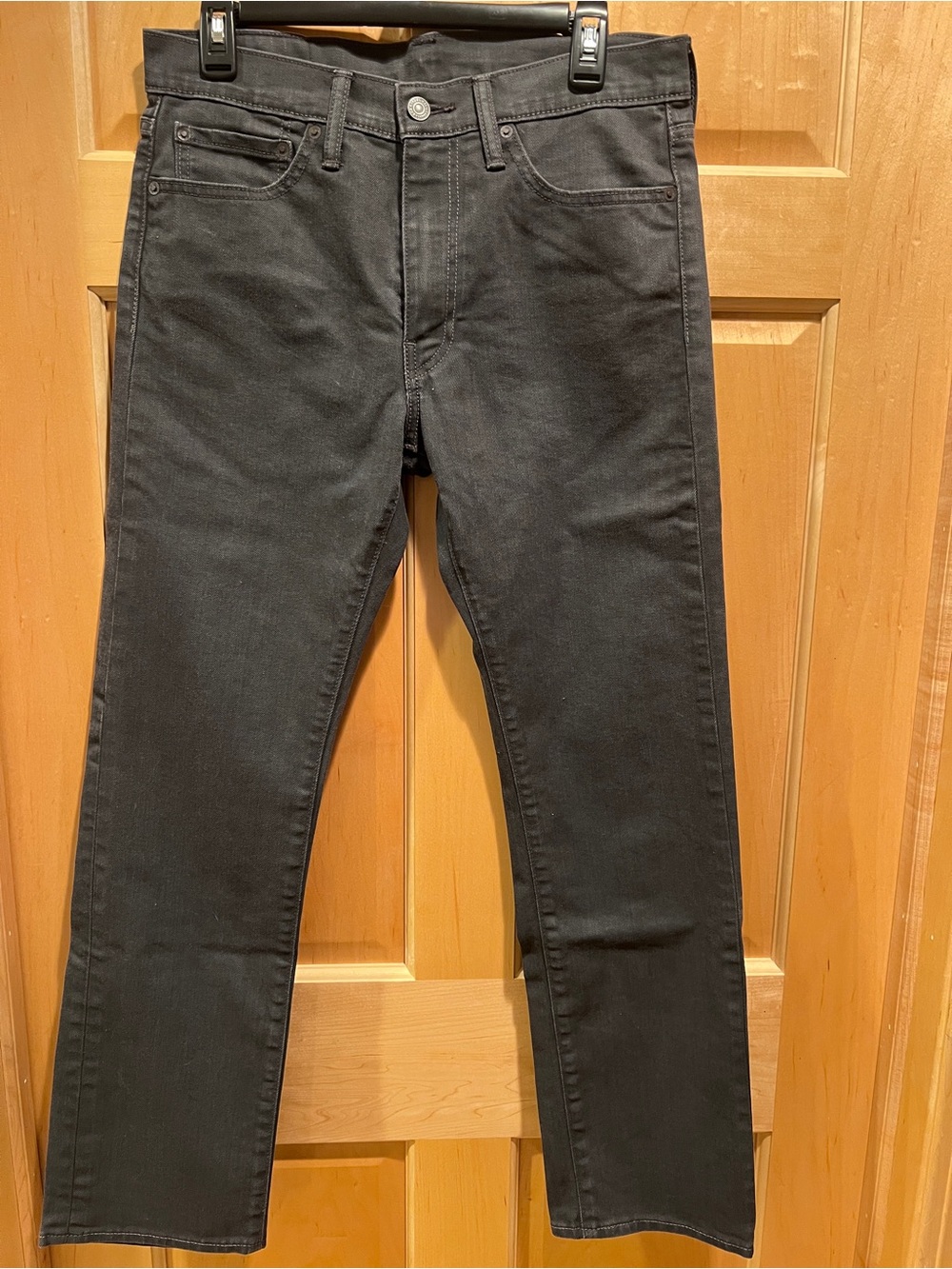 Levi’s 513 Slim Straight Fit Stretch Men’s Gray Denim Jeans 31/28 (Tag:W31/L30)